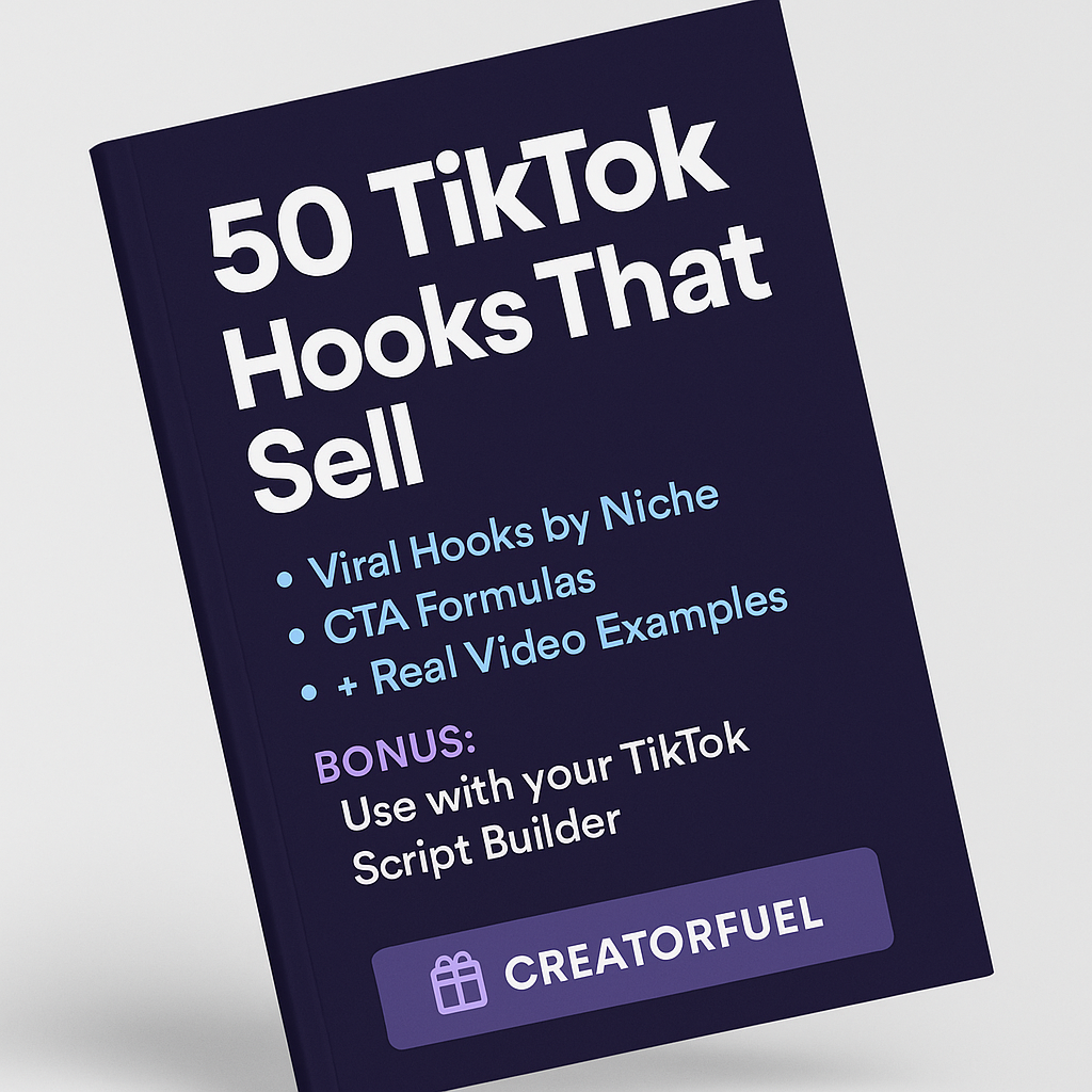 50 TikTok Hooks That Sell E-book
