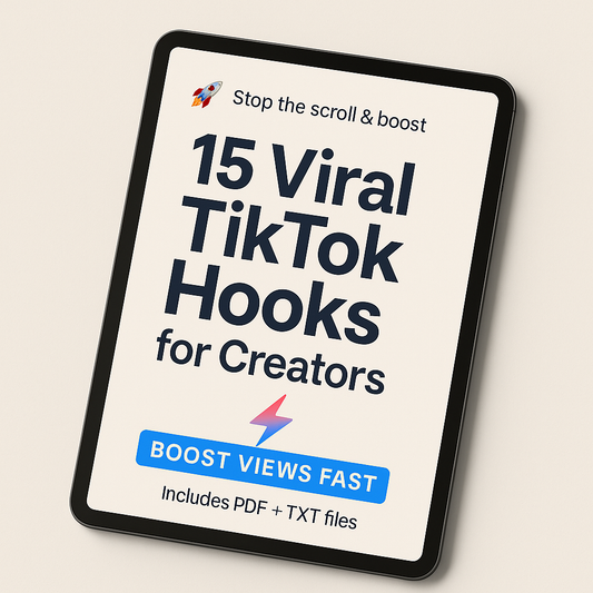 15 Viral TikTok Hooks for Creators