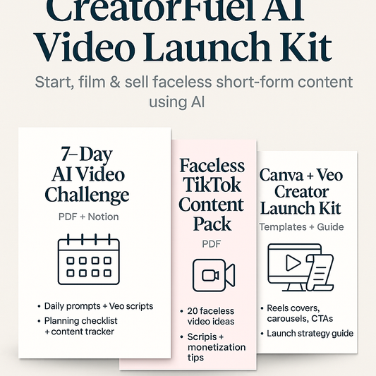 CreatorFuel AI Video Launch Kit