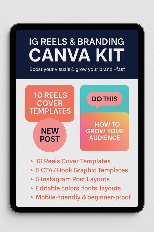 IG Reels & Branding Canva Kit